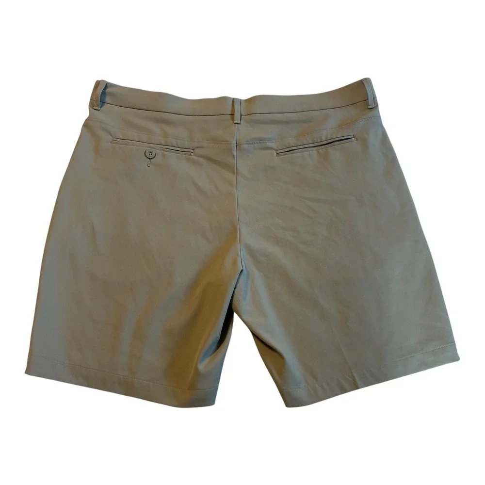 Penguin Golf Shorts Mens 38 Beige Flat Front Casual Classic Fit Lightweight‎